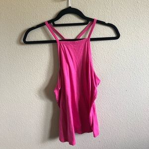 Bright pink Old Navy tank top